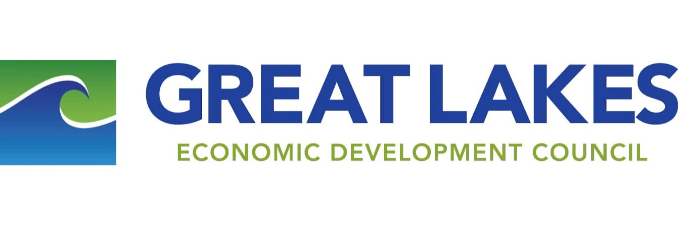 GLEDC Blue and Green Great Lakes Economic Development Council Logo